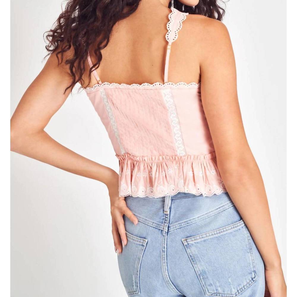 NEW LOVESHACKFANCY skipper bustier in bubble bath - Picture 3 of 4